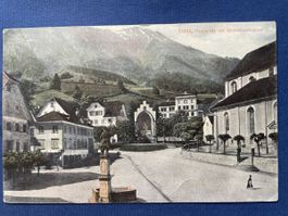Alte Ansichtskarte Stans, Nidwalden, 1908