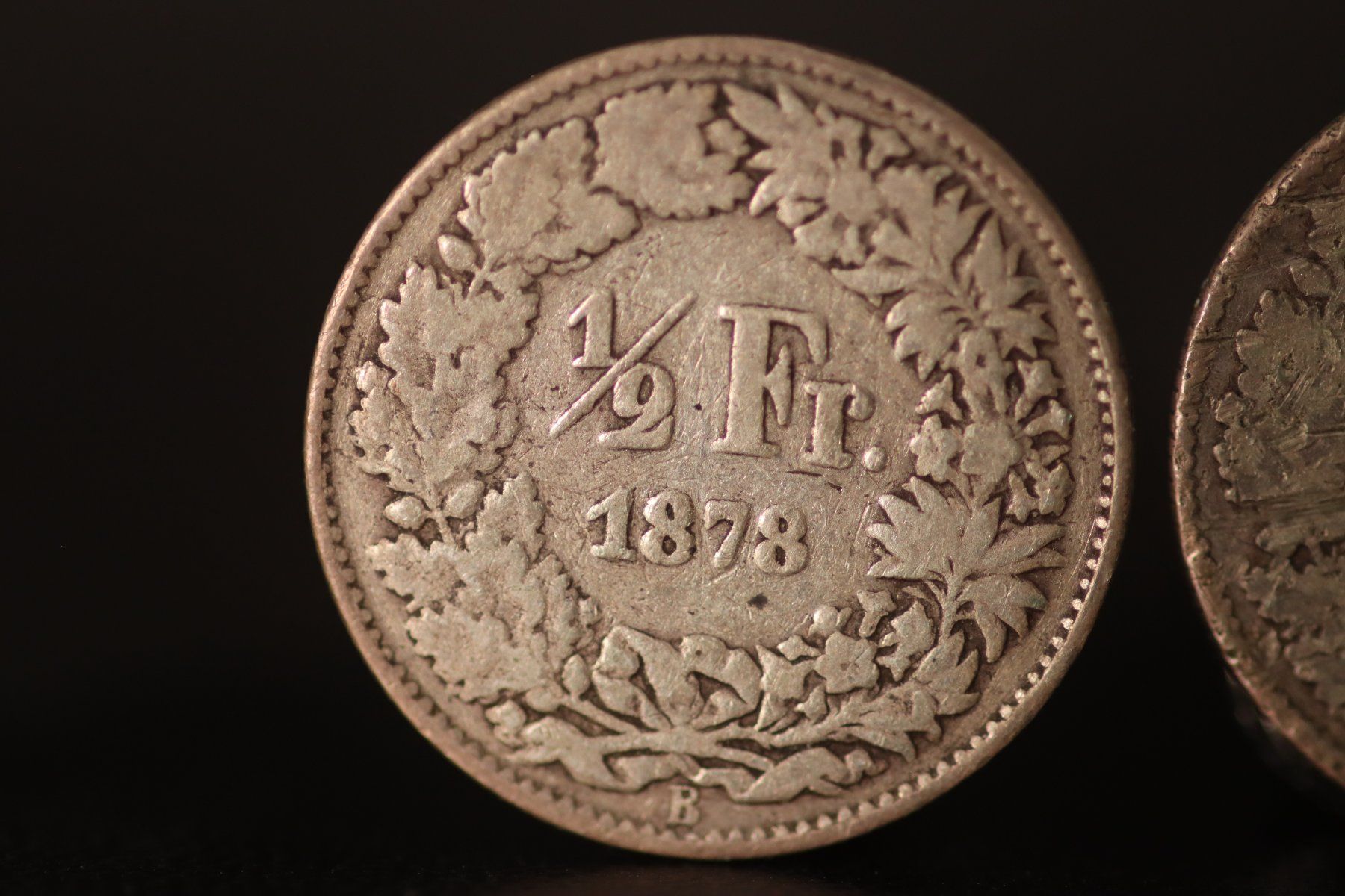 Tutti le monete: 2 x 1/2 Franken 1878 | Silber – Usato da Kaltbrunn venduto da Watch360 1