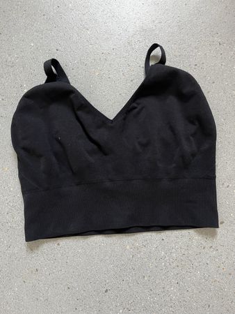 Schwarzes Bustier von Teveo, Grösse XL. Neuwertig!