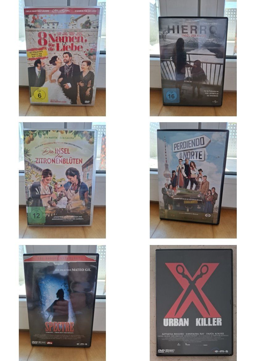 Alle DVDs: DVD-Set spanische Filme – Gebraucht aus Liebefeld von Fireball85