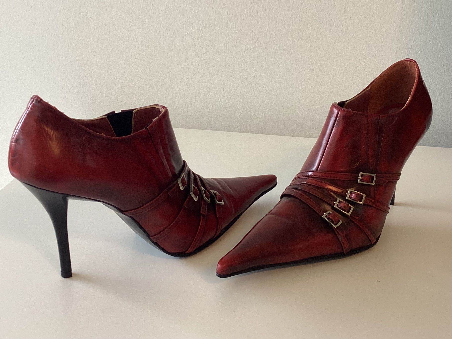 Navyboot Scarpe da donna: Neue Navyboot High Heels Gr. 37 bordeaux – Nuovo (secondo la descrizione) da Möhlin venduto da Nadine_75 2