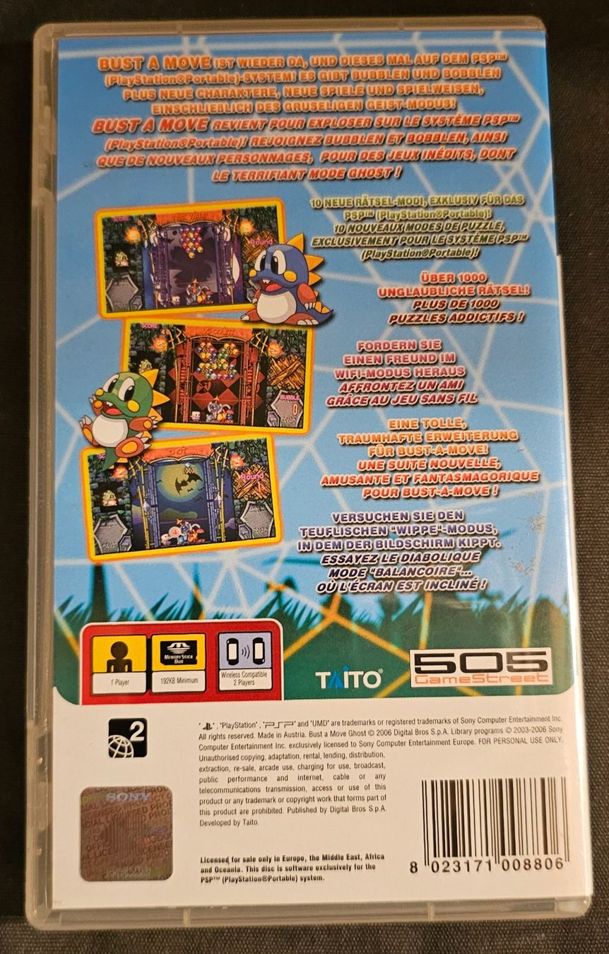 Sony Jeux: PSP Spiel - Bust A Move Ghost – D'occasion à La Garde par The_Hammer76 1