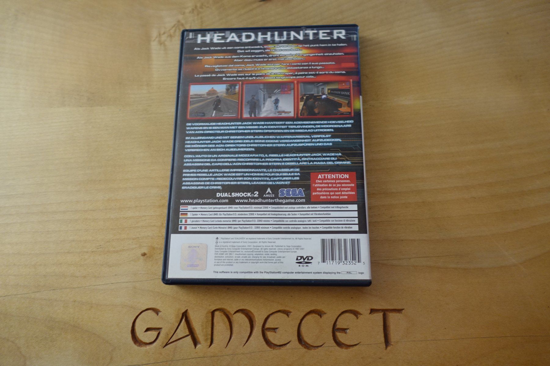 Sony Jeux: Headhunter – D'occasion à Steinach par Gamecet 2