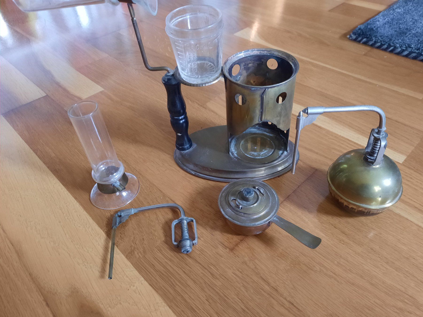 Appareils médicaux: Inhalator, Antik, Messing, ca. 1930 – D'occasion à Luzern par Namruk01
