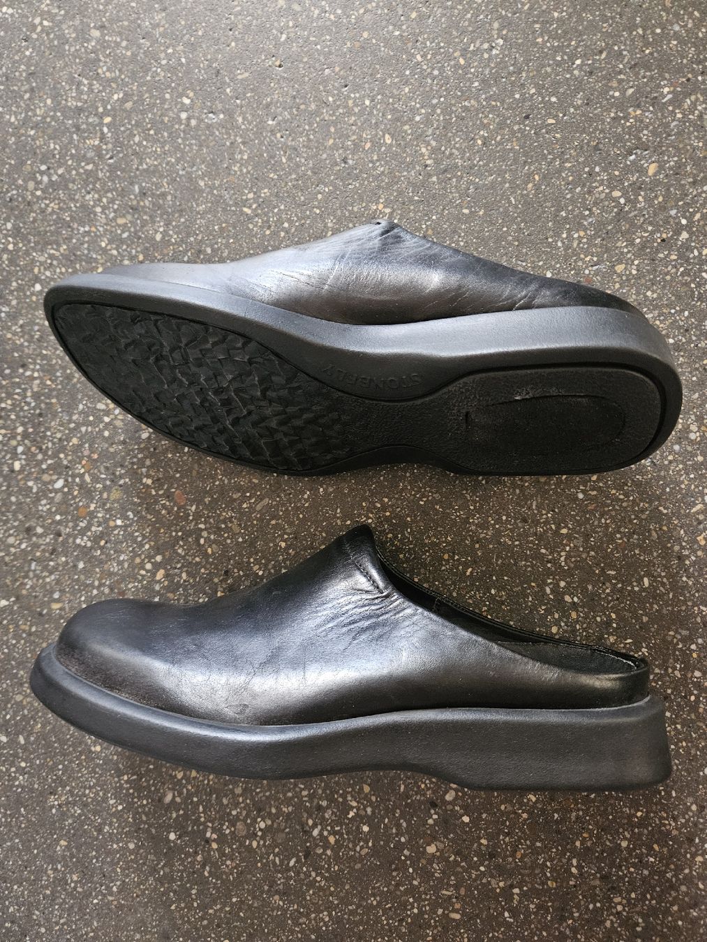 Chaussures hommes: Leder Clogs STONEFLY Grösse 41 unbenutzt  – Neuf (Voir description) à Anwil par tamoos 4