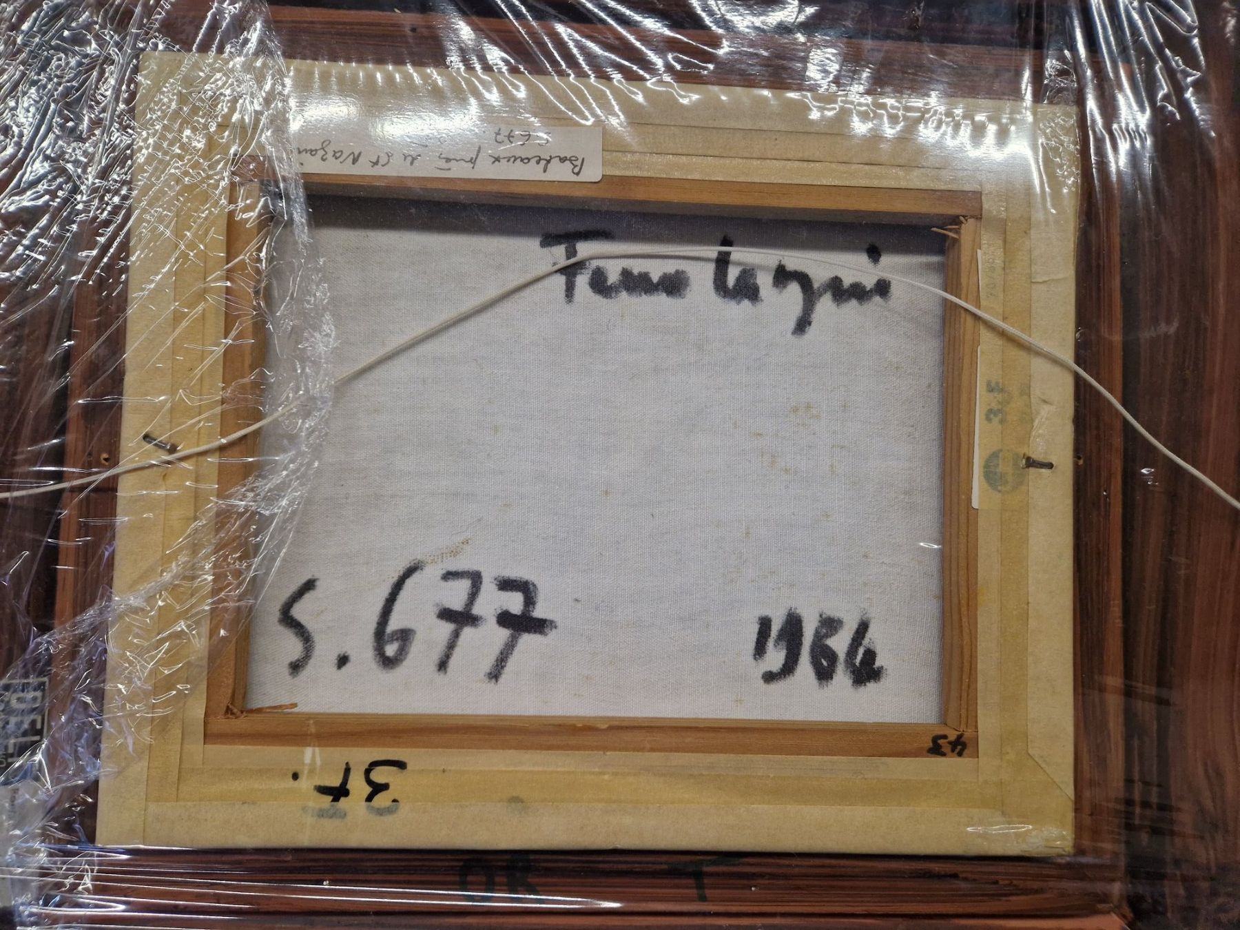 Dipinti: Gemälde Ölbild auf Leinwand 1964  S.677./3F. – Usato da Wädenswil venduto da verebe 3