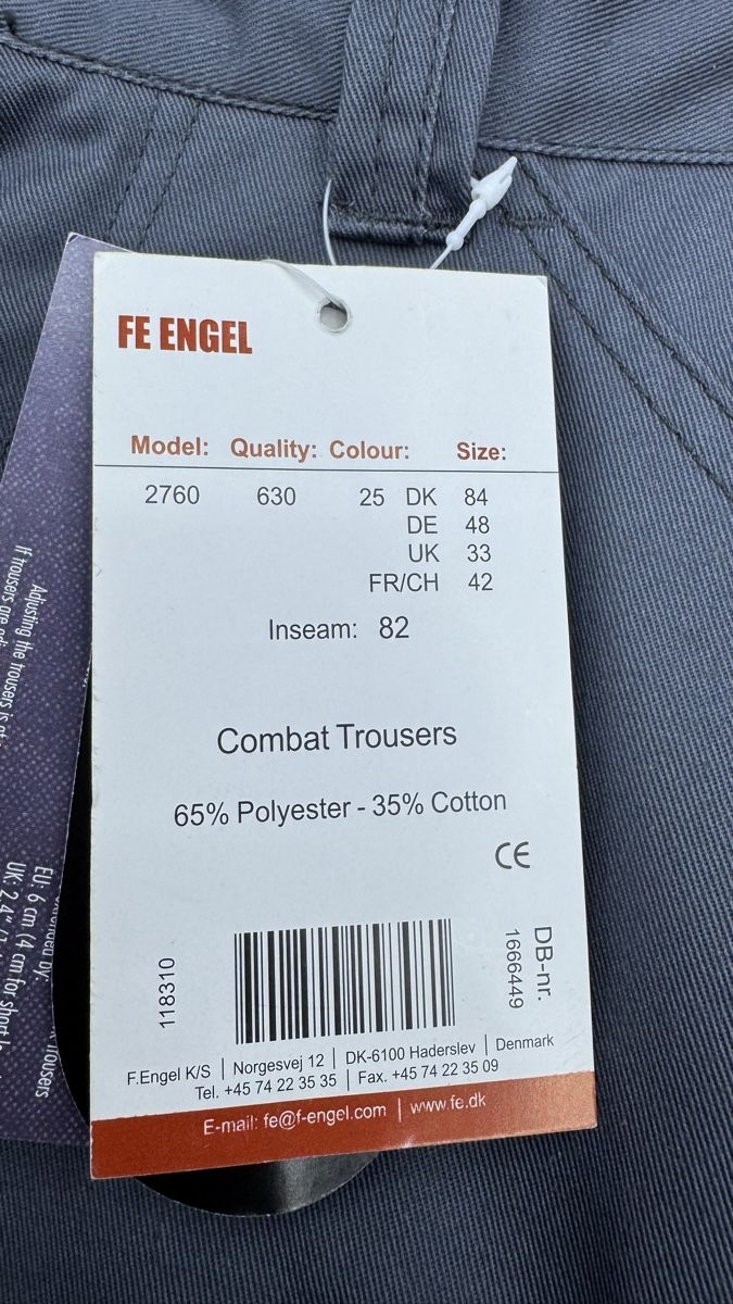Pantaloni: FE Engel Arbeitshose , Grau, Grösse 48 – Nuovo e nell'imballaggio originale da Altdorf UR venduto da Lilelo82 1