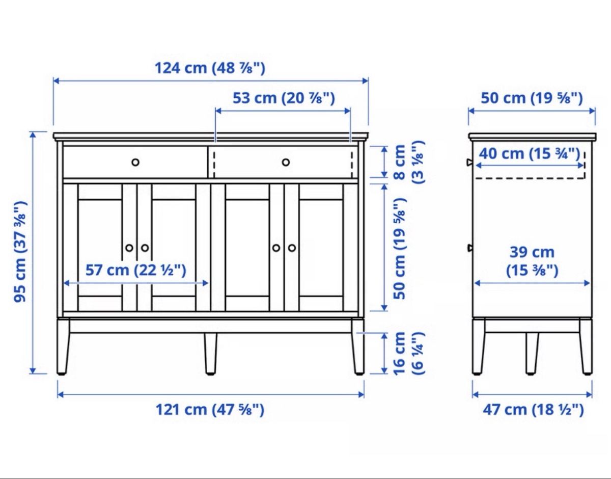 Ikea Kommoden: IKEA Idanäs Sideboard weiss – Gebraucht aus Luzern von Grawp 5