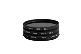 3x HOYA 46mm Filter Schutzfilter Polfilter  ND8 Filter