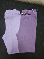2er Set Mädchen Leggings Grösse 140 Lila Top Zustand