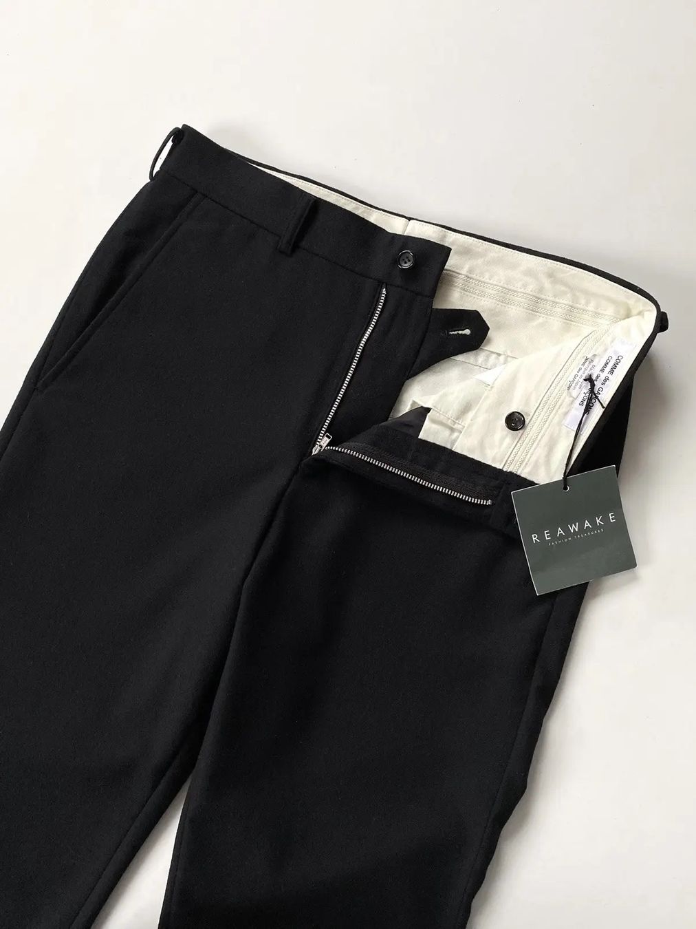 Comme Des Garcons Pantaloni: Comme Des Garçons Wool Tailored Trousers Hose S – Usato da Luzern venduto da Bon_Voyage 4