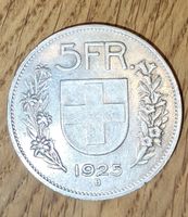 5 Franken 1925 sehr guter Zustand