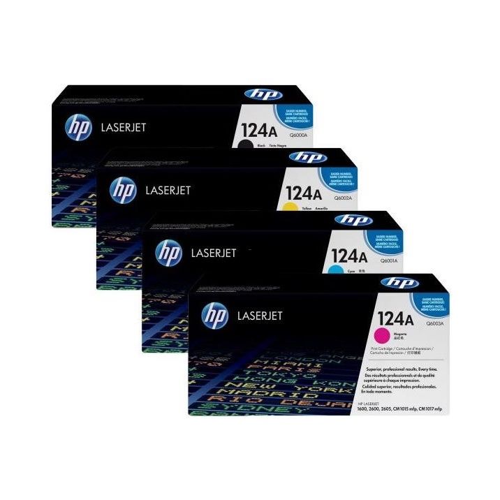 Hewlett Packard Cartucce per stampanti & toner: Hp multipack 124a toner set druckertoner Kartuschen – Nuovo (secondo la descrizione) da Bürglen TG venduto da cikadaga