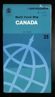 CANADA World Travel Map (1: 5 800 000) 1983 © Bartholomew