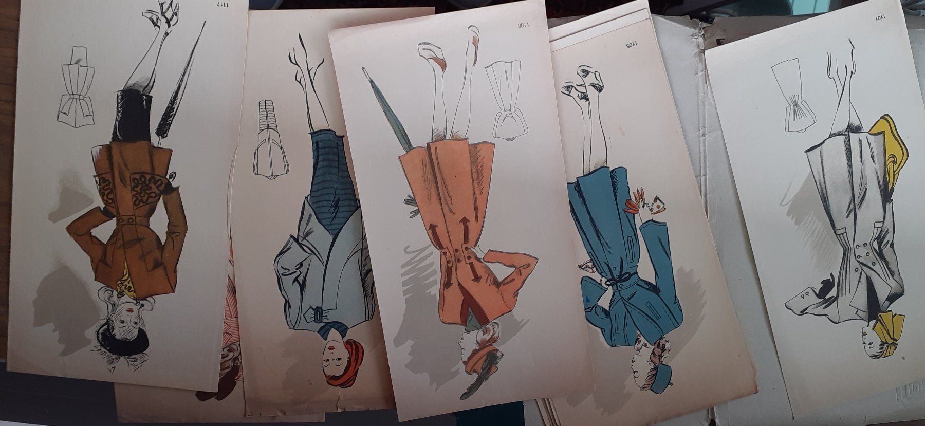Cartamodelli: Modell-Mappe Mode Frühjahr Sommer 1946 – Usato da Mörschwil venduto da lindaswunderkiste 5