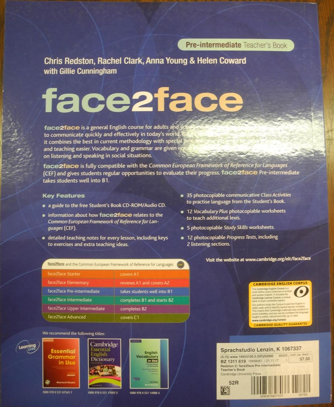 Libri: face2face Pre-Intermediate Teacher's Book – Usato da Kottwil venduto da Crazyrolf 1