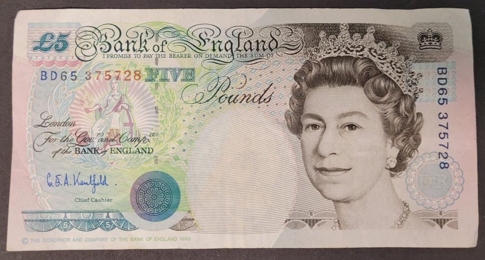 5 POUNDS / ENGLAND ND (1991-98) | Kaufen auf Ricardo
