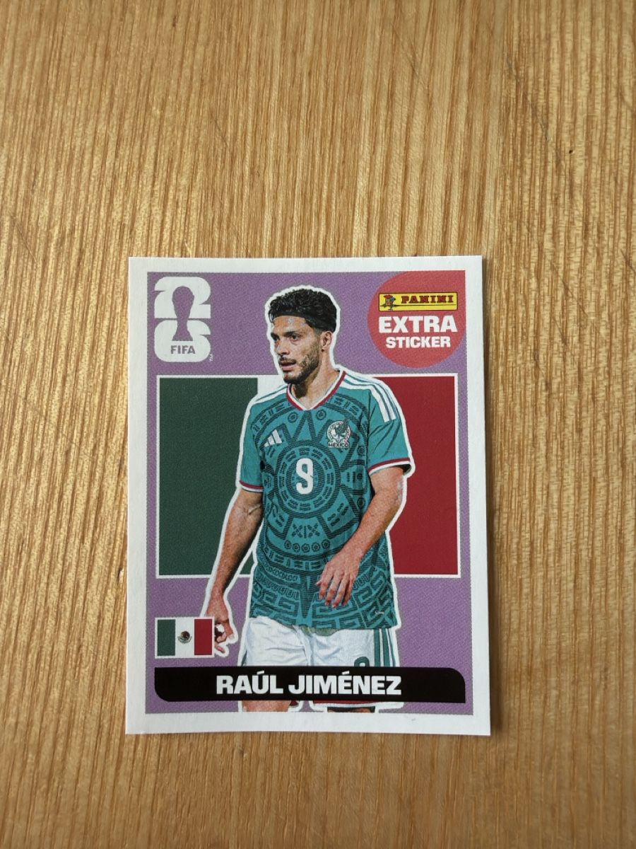 Panini Carte collezionabili: Panini WM Extra Sticker Raúl Jiménez Mexico – Nuovo (secondo la descrizione) da Niederglatt ZH venduto da sim_gj7s