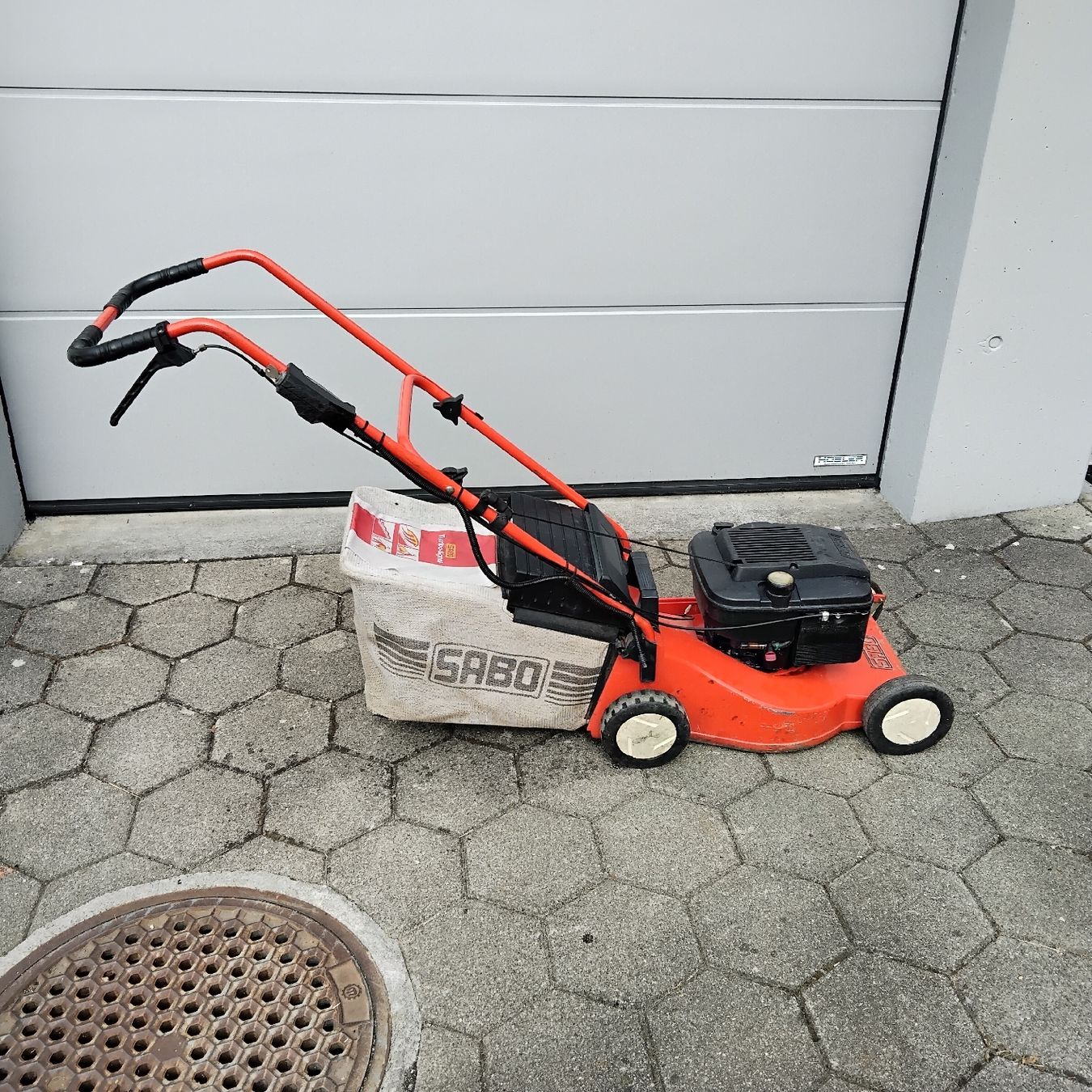 Tagliaerba: Sabo Rasenmäher Benzin Typ 100-3 gebraucht – Difettoso da Jonen venduto da Brokk 4