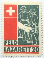 Soldatenmarke 2.WK, Feld-Lazarett 20, Wi San 112