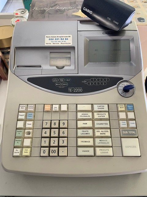 Casio Registratore di cassa: Caisse enregistreuse Casio – Usato da Saignelégier venduto da COX07
