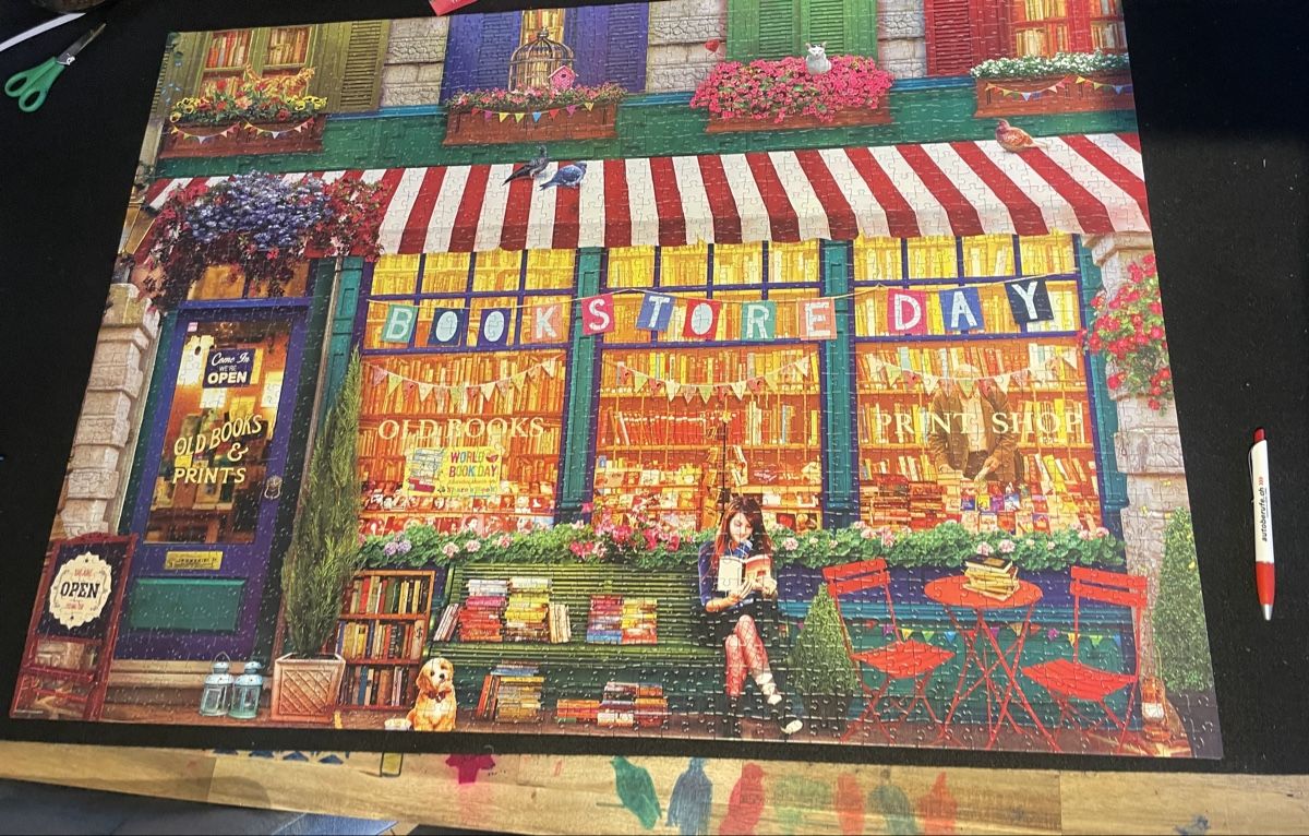 Puzzle: Puzzle 2000 2000er Eurographics old bookstore – Usato da Luzern venduto da caracena