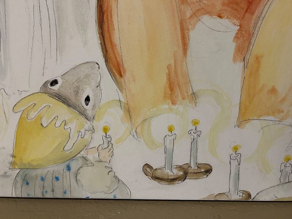 Dipinti: Bild handgemalt Acryl auf Leinwand – Usato da Ebnat-Kappel venduto da Chantalle 2
