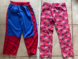 2 pantalons SPIDERMAN pour enfant environ 55 cm de long