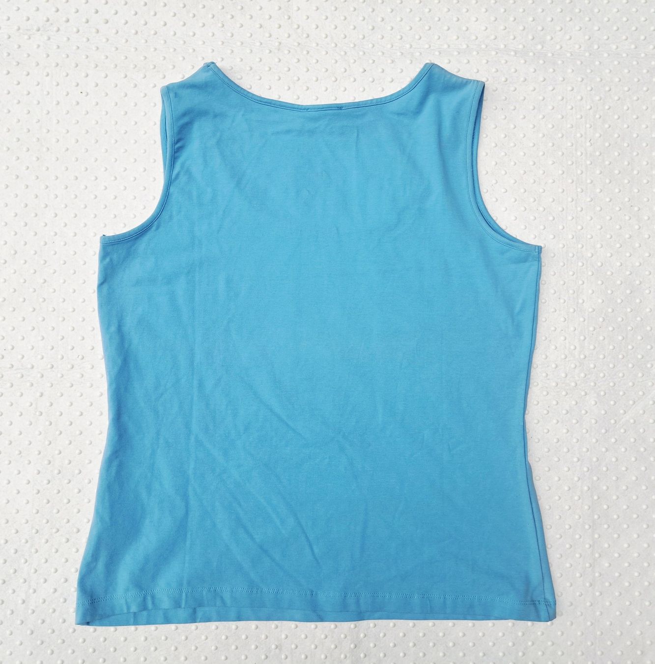Top: Süsses hellblaues Top Gr. 42 mit schickem – Nuovo e nell'imballaggio originale da Gysenstein venduto da joshuas81 2