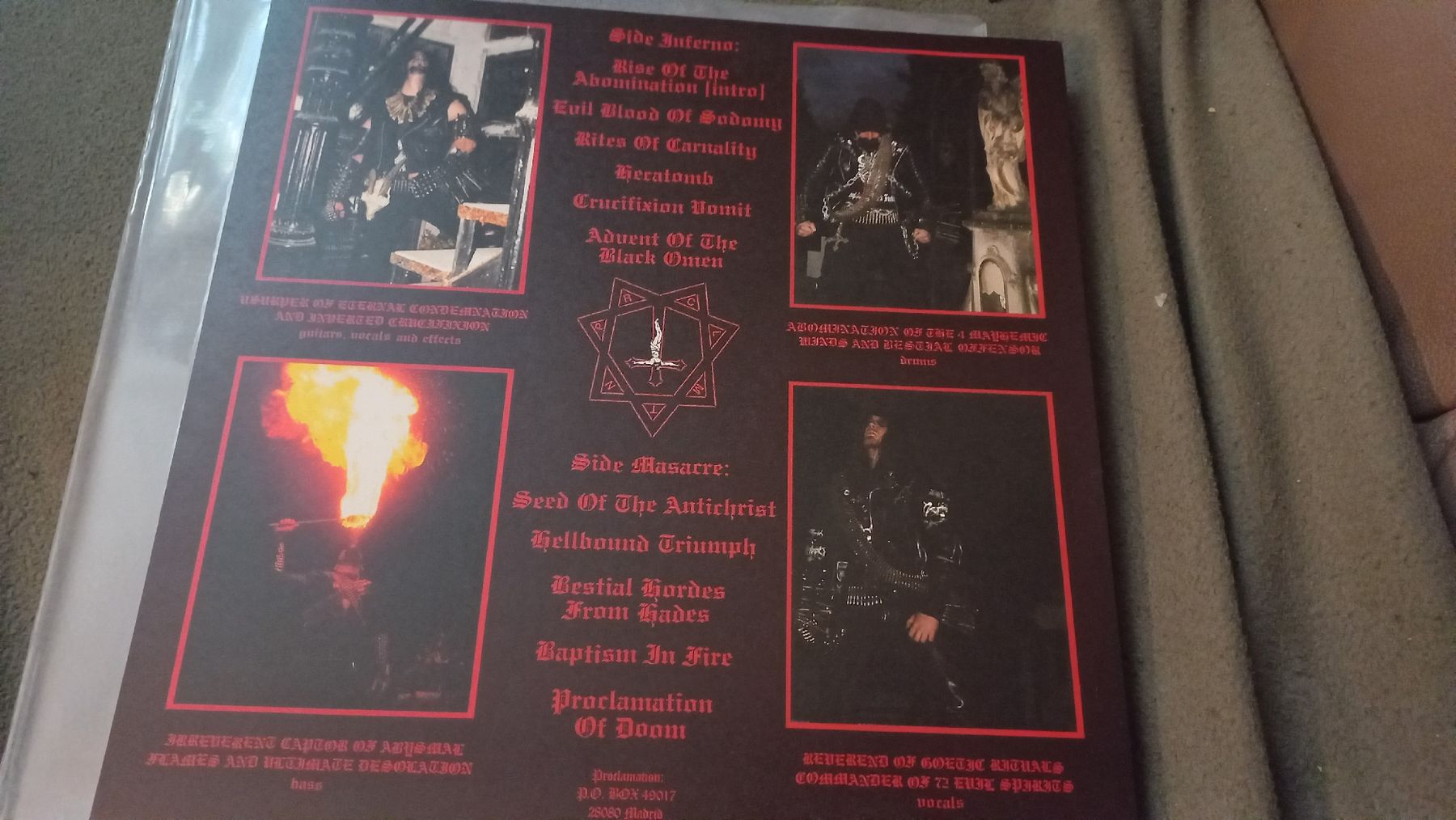 Dischi in vinile: Proclamation-Advent...PIC-LP BLACK/Death Metal – Usato da Olten venduto da Donatello1984 2