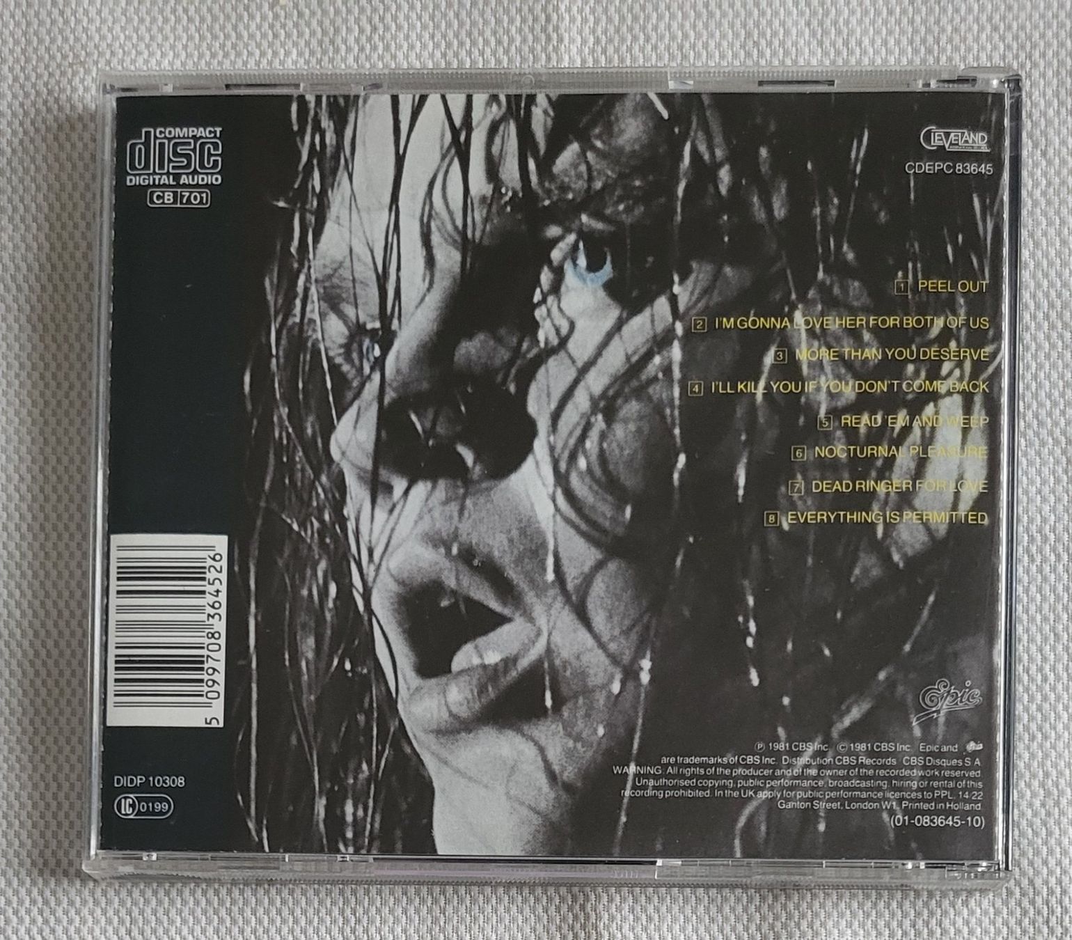 CD: Meat Loaf - Dead ringer – Usato da Villars-sur-glane venduto da Epsilonhike 1