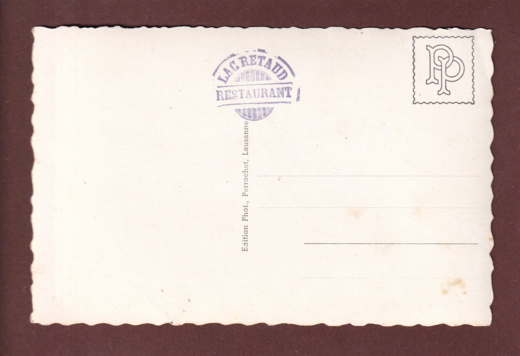 Cartoline postali: LAC RETAUD - Tours d'Aï – Usato da Pully venduto da nicecards-shop 1