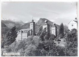VINTAGE AUFNAHMEN BRIG STOCKALPER-SCHLOSS VALIS