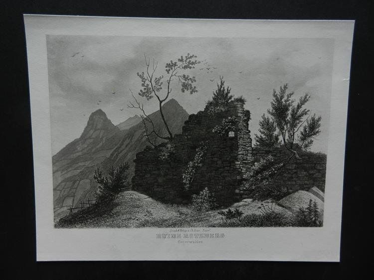 Stiche: Ruine Rotzberg Ennetmoos – Gebraucht aus Risch von Rischli15