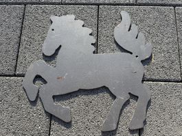 Deko Pferd Metall 