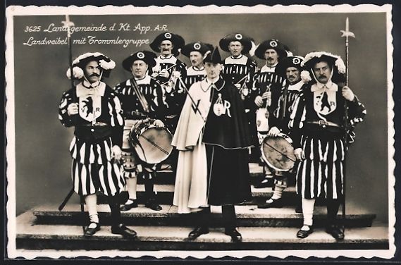 Ansichtskarten: Trogen, Landsgemeinde d. Kt. Appenzell,  – Gebraucht aus Berlin von bartko-reher
