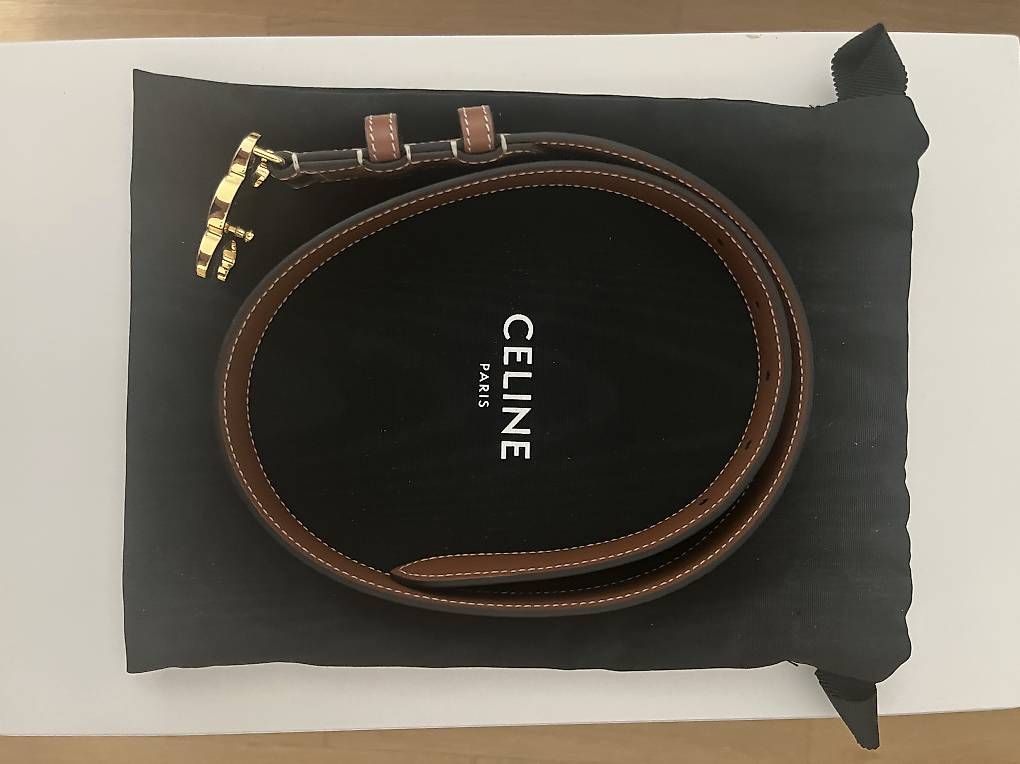 Cinture: Celine Triomphe Belt 75 – Nuovo e nell'imballaggio originale da Zürich venduto da Kellly104 2