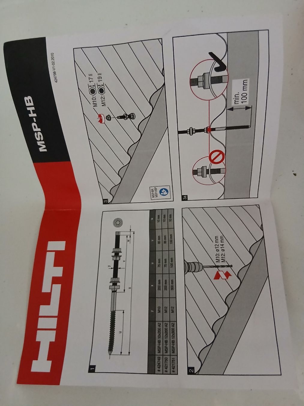 Hilti Tutti gli attrezzi: MSPHB 12x200 A2 Wellblech, Sollarmodul – Nuovo (secondo la descrizione) da Brenzikofen venduto da Nramseier 2