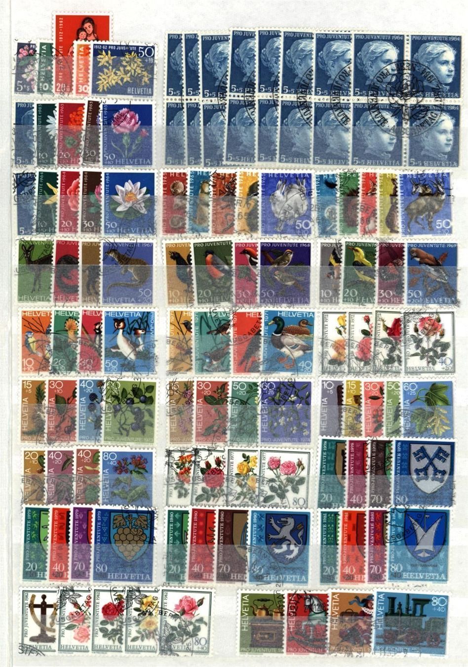 Alle Briefmarken: PJ Sammlung 1962-1983 (PJ473) – Gebraucht aus Seuzach von Harri19