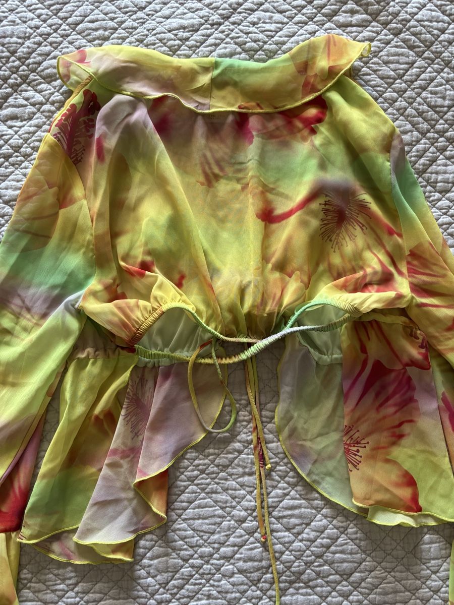 Camicette: Chemisier à fleurs multicolores – Nuovo (secondo la descrizione) da Lausanne venduto da shabnam.t 4