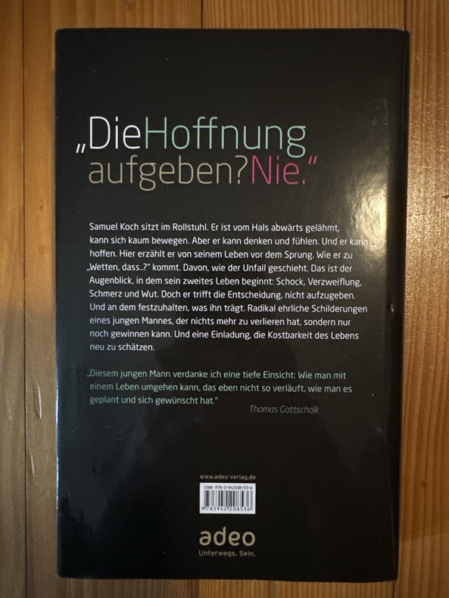 Bücher: Samuel Koch: Zwei Leben - Biografie – Gebraucht aus Herrliberg von Fips71 1
