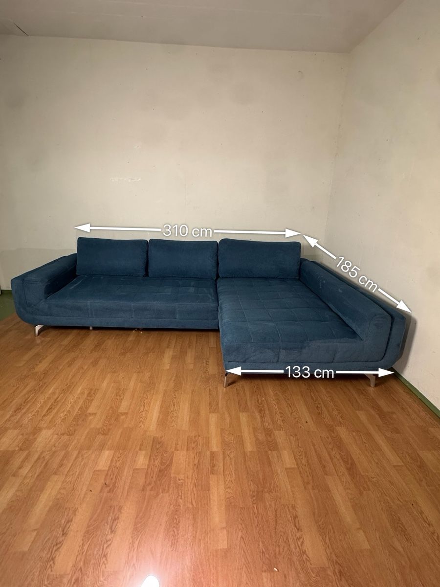 Sofas: Ecksofa Pastellblau Ink.Lieferung – Gebraucht aus Fehraltorf von Sofalab.swiss 9