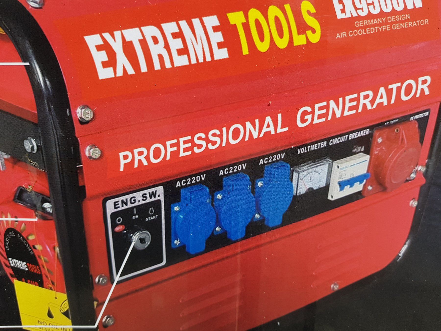 Générateurs de courant: Génératrice 230 V - 400 V - 9500W – Neuf avec emballage d'origine à Renan BE par