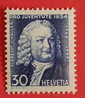 2263) J72, Pro Juventute,  Albrecht von Haller postfrisch