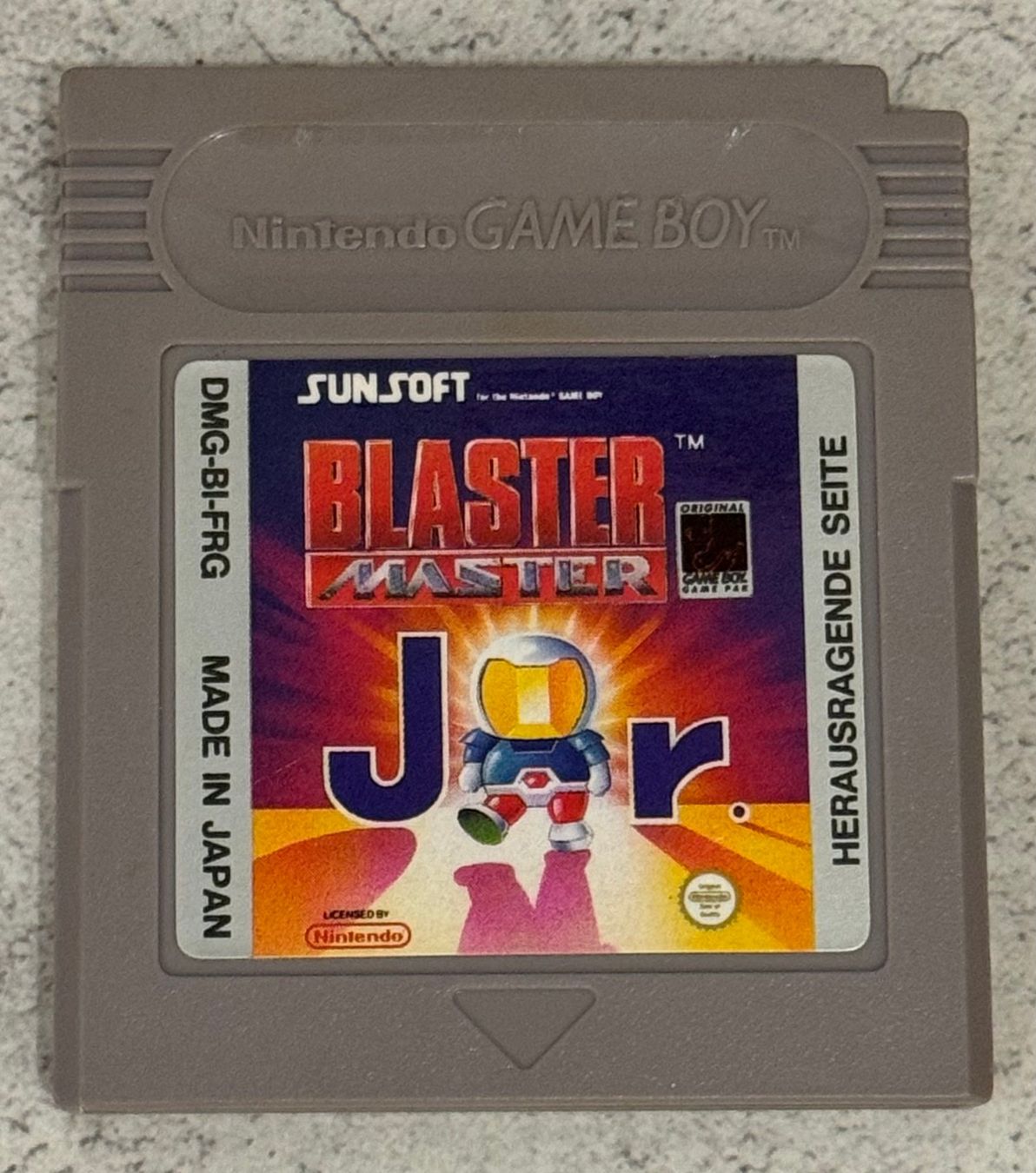Giochi: Blaster Master Jr. (Game Boy, Modul) – Usato da Felben-Wellhausen venduto da Oldschool_Games