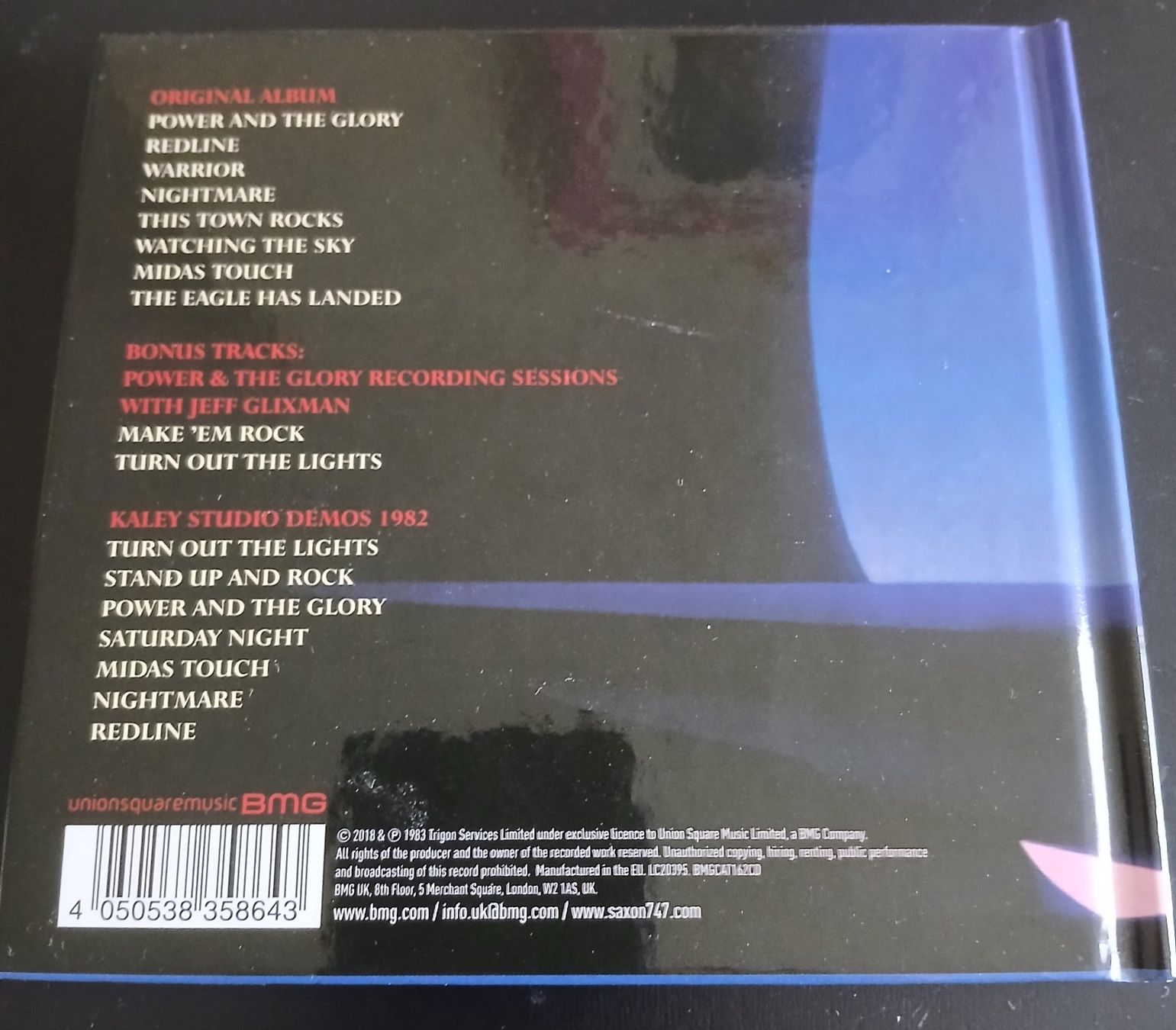 CDs: Saxon - Power & The Glory (Digipack) – Gebraucht aus Bottens von Davvil 1