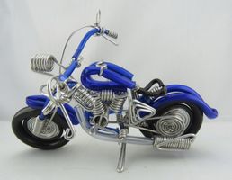 MOTORRAD - Handarbeit aus Draht - Neu