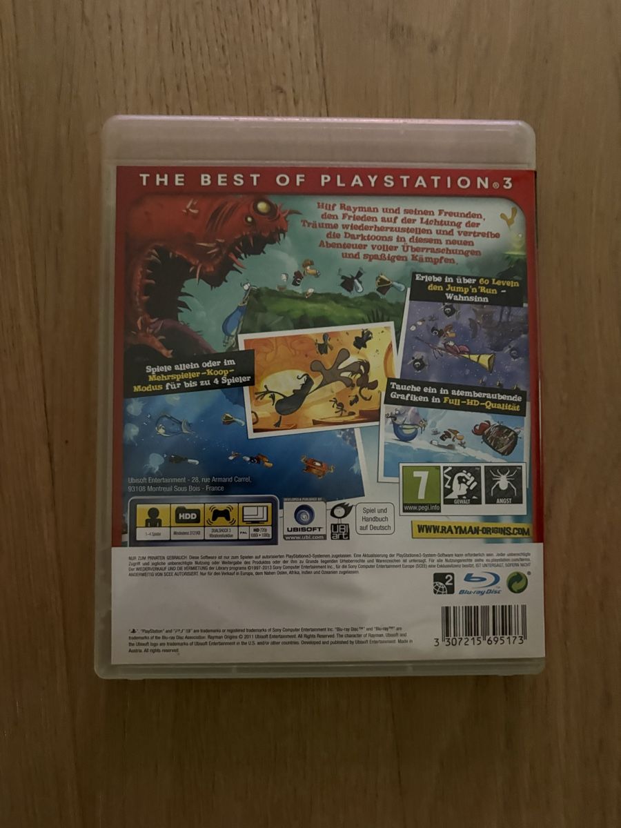 Jeux: PS3 Rayman Origins Essentials | Komplett  – D'occasion à Aarau par ruedinho 1