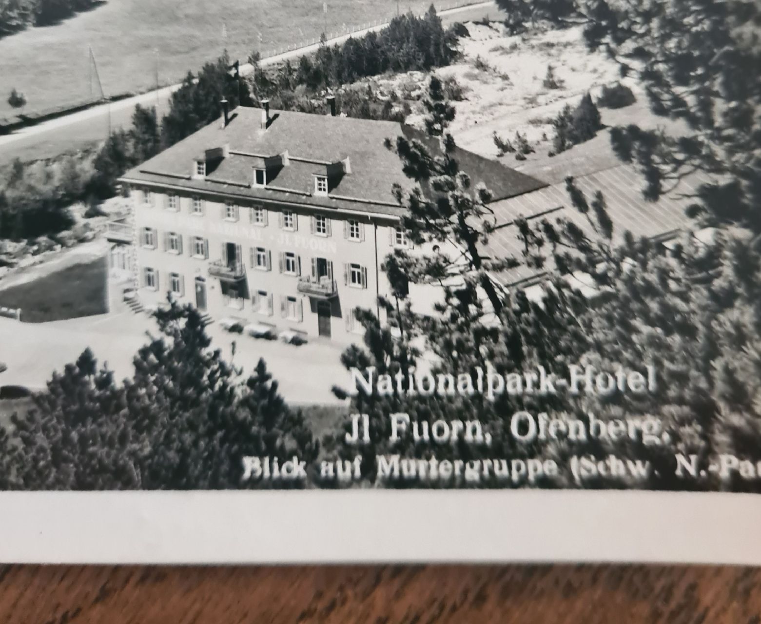 Cartoline postali: Nationalpark-Hotel, Ofenberg 1948 – Usato da Ebikon venduto da Donar50