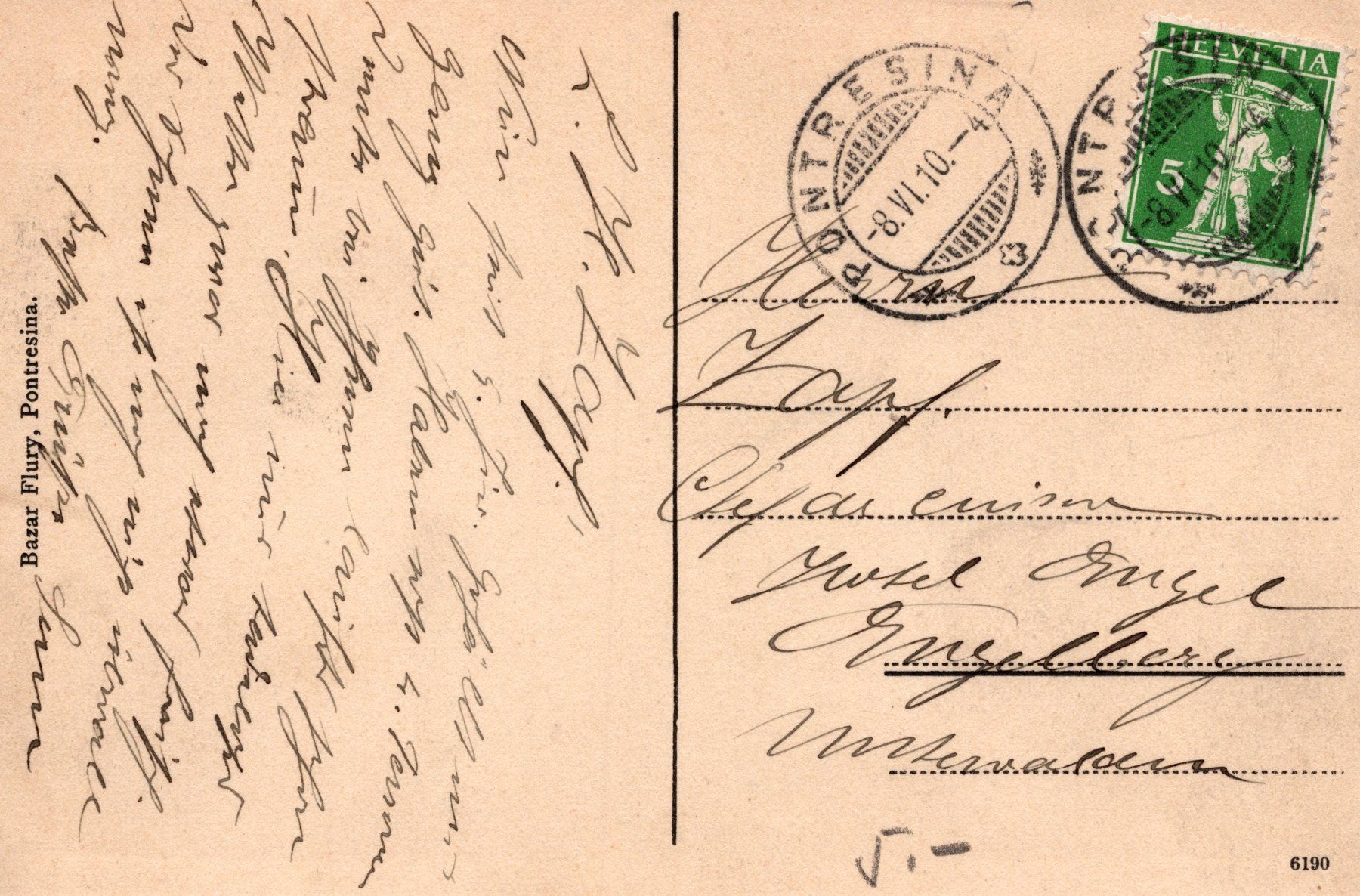 Cartes postales: 0108 - Postkarte / Ansichtskarte - Bernina - Fall – D'occasion à Reinach BL par Boston-Verkauf 1